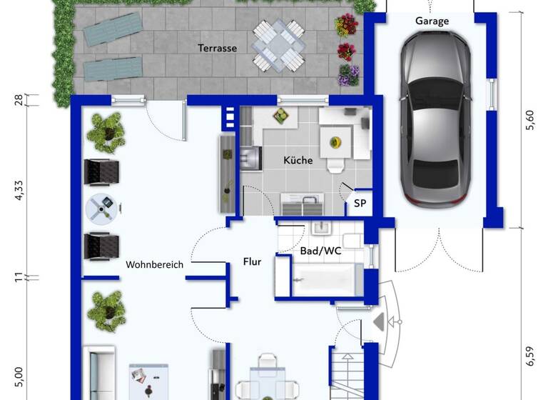 Einfamilienhaus zum Kauf 6 Zimmer 151 m² 833 m² Grundstück Lokstedt Hamburg 22529