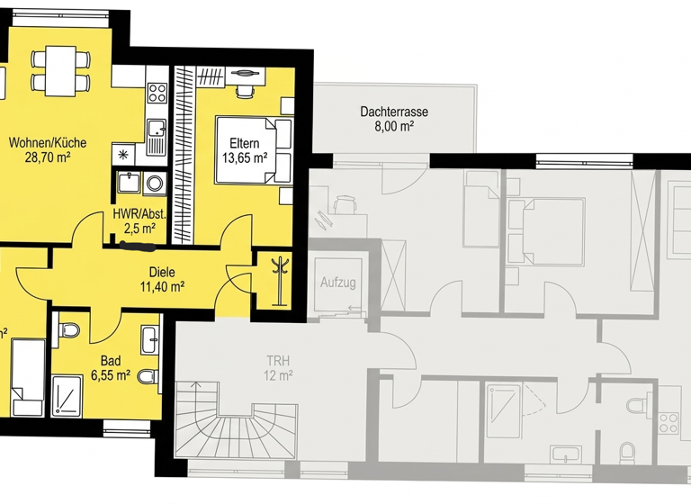 Wohnung zur Miete - Erstbezug 800 € 3 Zimmer 79,6 m² frei ab sofort Papenburg 26871