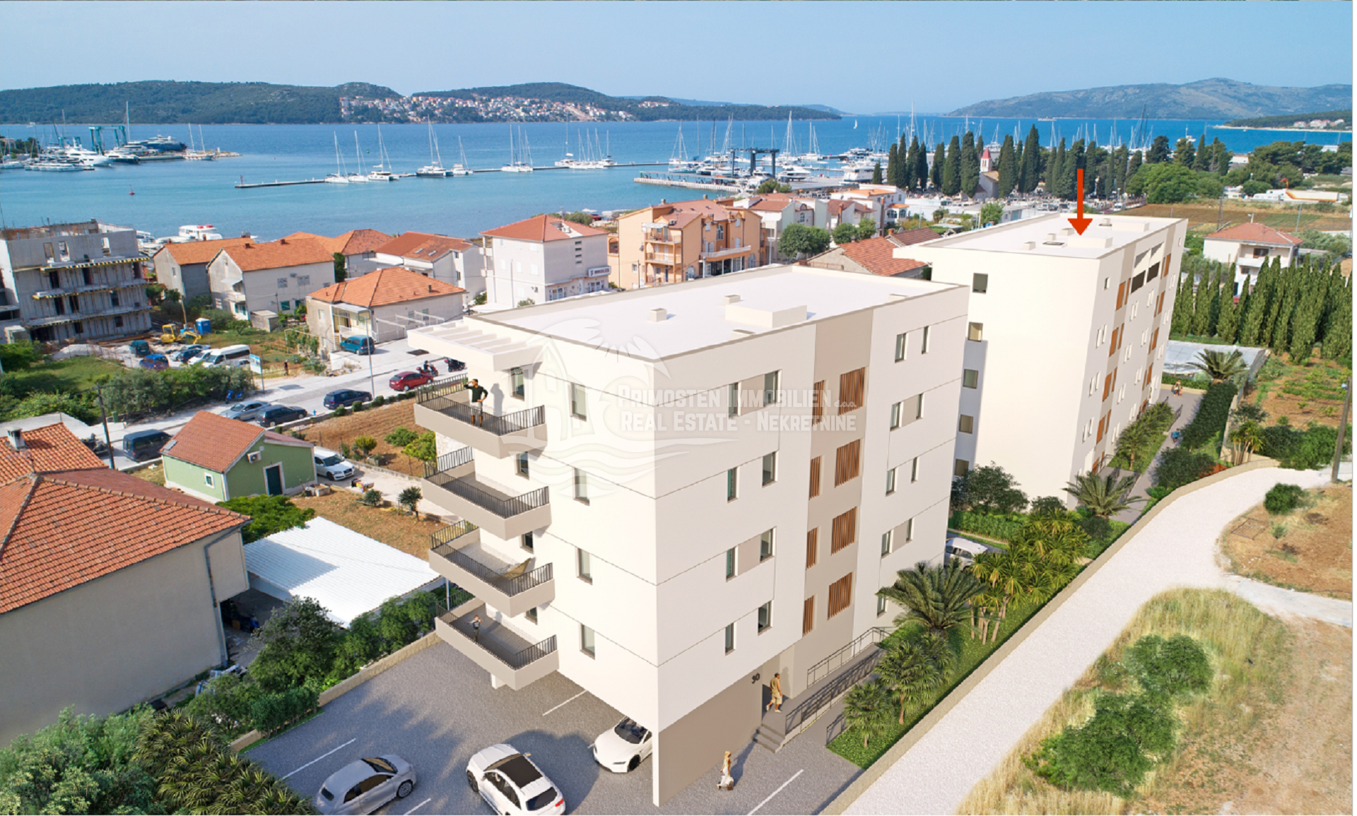 Apartment zum Kauf 323.000 € 3 Zimmer 77 m²<br/>Wohnfläche Trogir 21220