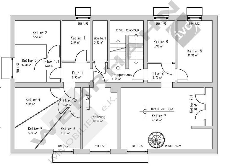 Wohnung zum Kauf provisionsfrei 279.000 € 2 Zimmer 64 m² 1. Geschoss Hamburger Straße 18 Bargteheide 22941