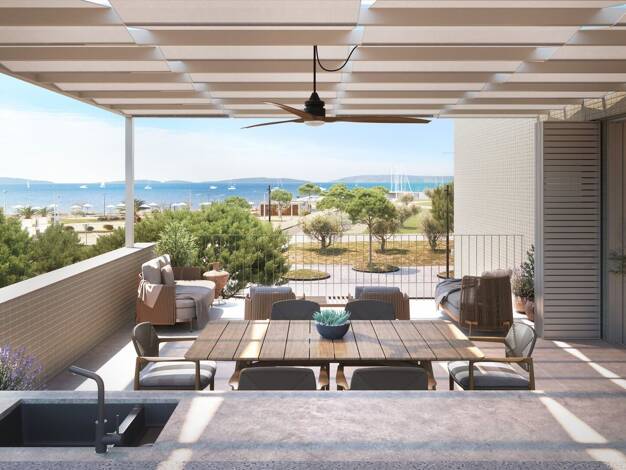 Terrassenwohnung zum Kauf - Erstbezug 500.000 € 3 Zimmer 69 m² 1. Geschoss Šibenik 22000