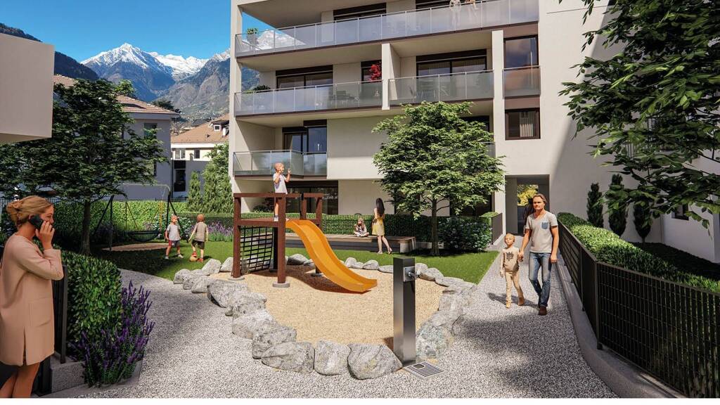 Terrassenwohnung zum Kauf - Erstbezug provisionsfrei als Kapitalanlage geeignet 3 Zimmer 105 m² Harmonie-, Matteotti- u. Piavestraße Meran/Untermais 39012
