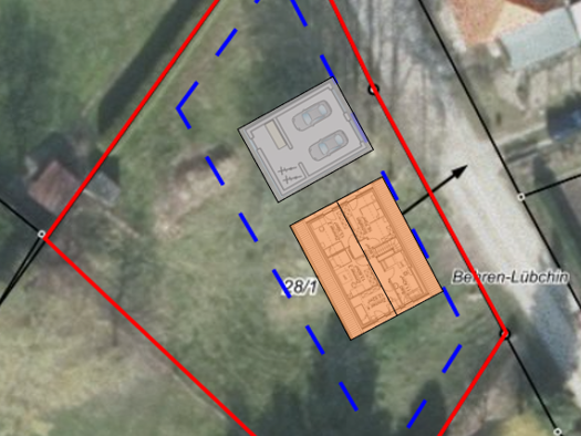 Grundstück zum Kauf provisionsfrei 38.500 € 1.100 m² Grundstück OT Viecheln Bäbelitz Behren-Lübchin 17179