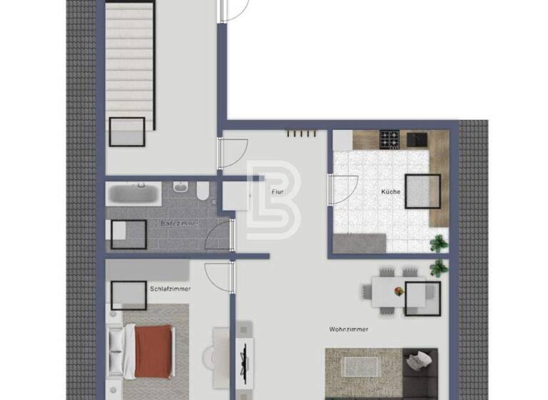 Wohnung zum Kauf 300.000 € 2 Zimmer 78,1 m² 3. Geschoss Gundelfingen 79194