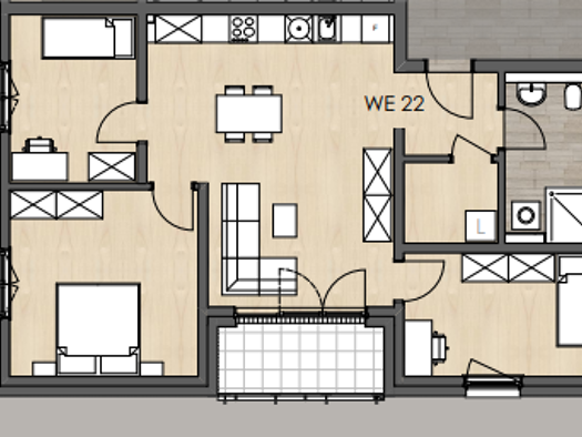 Wohnung zur Miete - Erstbezug 491 € 4 Zimmer 86,1 m² Gau-Odernheim 55239