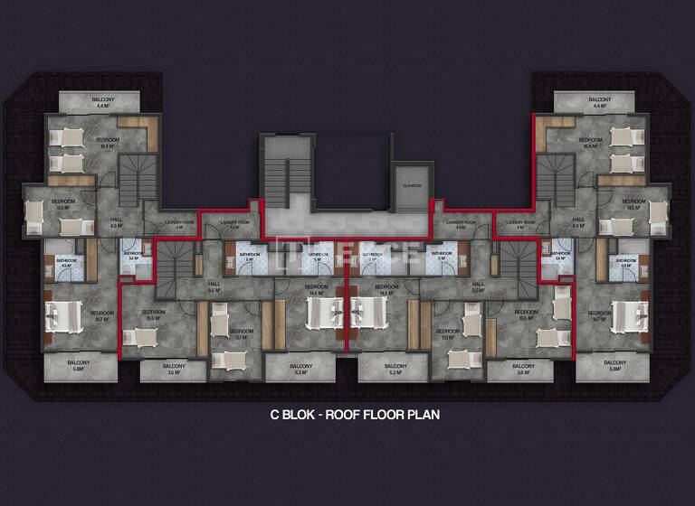 Studio zum Kauf 305.000 € 2 Zimmer 67 m² EG Antalya 07460