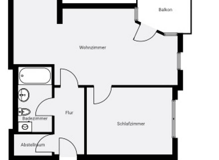 Wohnung zur Miete 315 € 2 Zimmer 51,9 m²<br/>Wohnfläche EG<br/>Geschoss Von-Schlegel-Straße 3 Oberhohndorf 521 Zwickau 08056