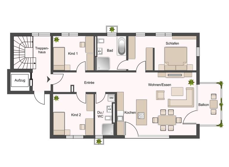 Wohnung zur Miete 1.611 € 4 Zimmer 107,4 m² 1. Geschoss frei ab 01.06.2026 Machern 04827