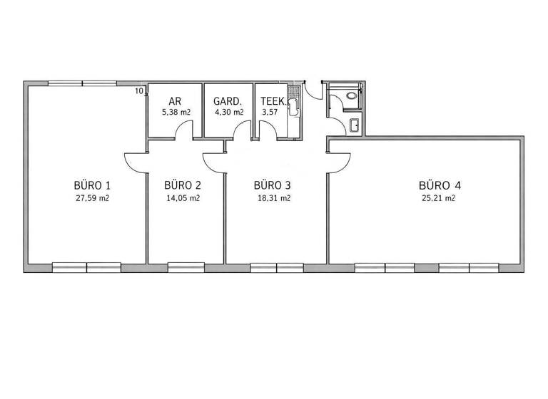 Bürofläche zum Kauf 230.000 € 4 Zimmer 105 m² Bürofläche Klosterneuburg 3400