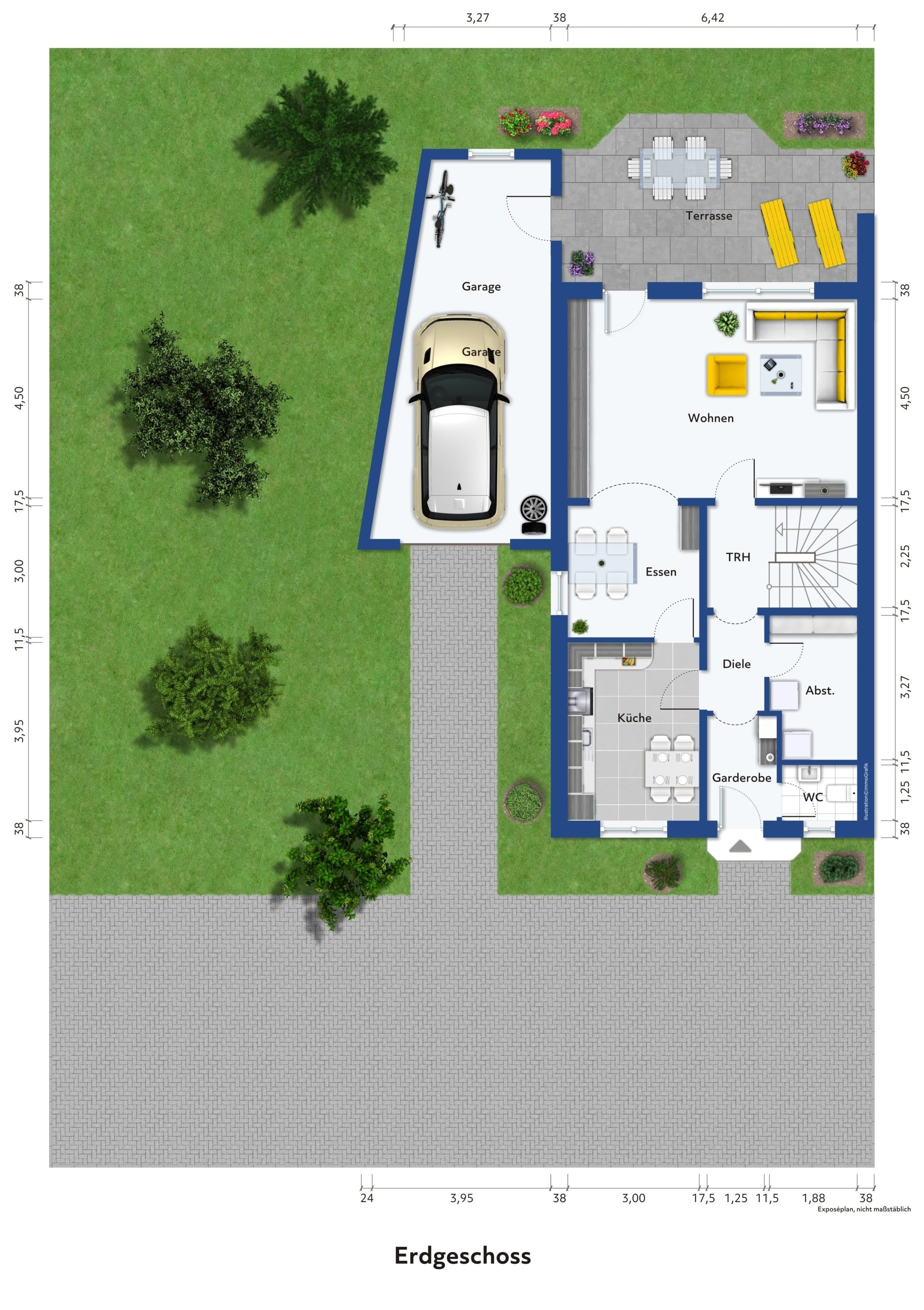 Reihenendhaus zum Kauf 359.000 € 5 Zimmer 145 m²<br/>Wohnfläche 358 m²<br/>Grundstück Donsbrüggen Kleve 47533