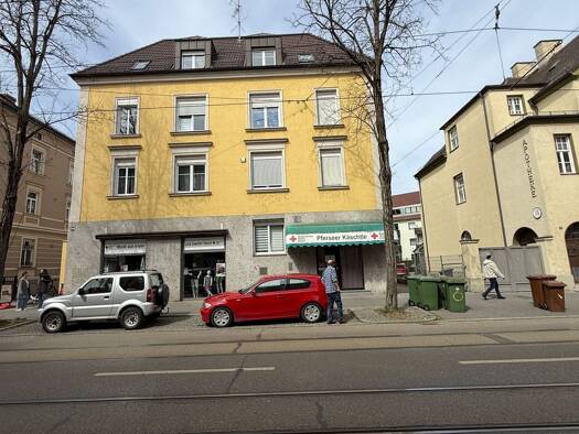 Laden zur Miete 695 € 45 m² Verkaufsfläche Augsburger Straße 14 Pfersee Augsburg 86157