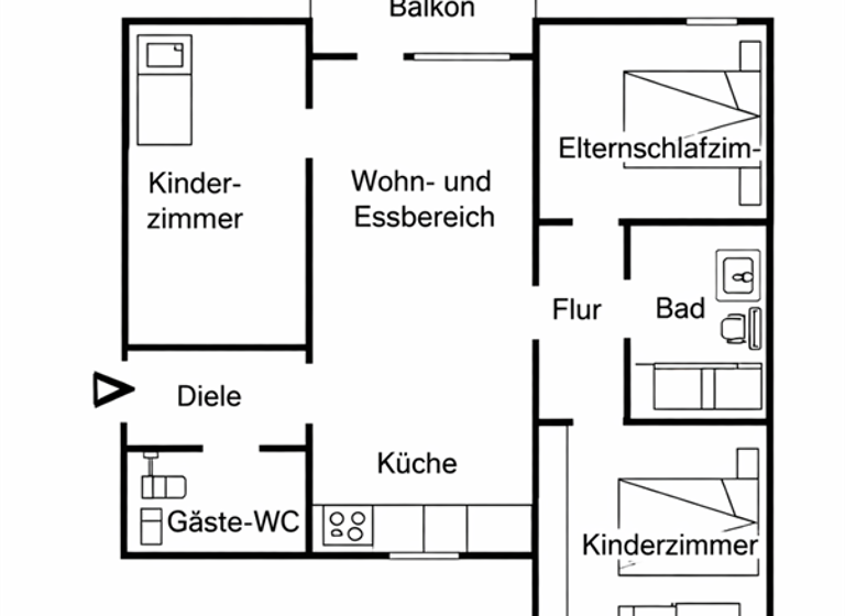 Wohnung zum Kauf 289.000 € 4 Zimmer 74 m² 3. Geschoss Karthause Koblenz 56075