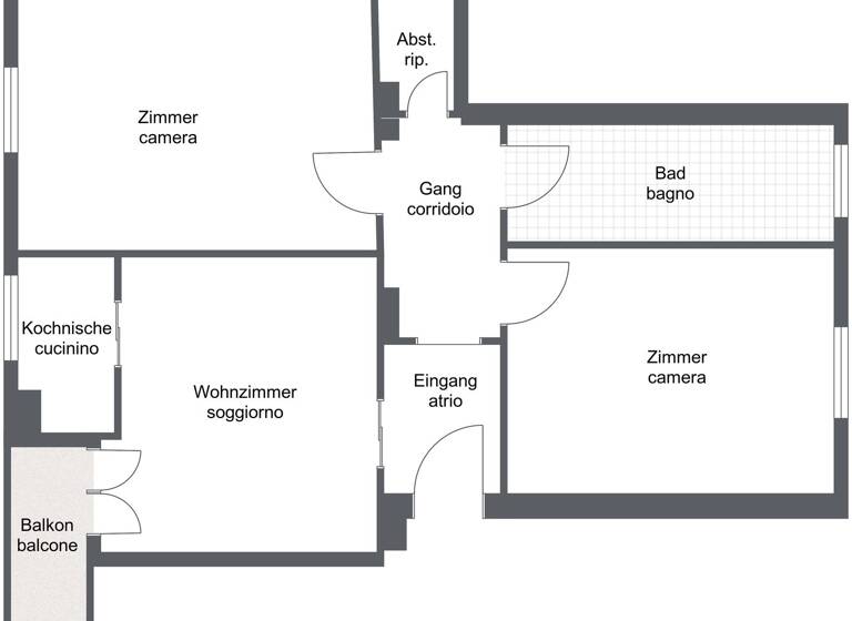 Wohnung zum Kauf 380.000 € 3 Zimmer 75 m² 3. Geschoss Bozen 39100