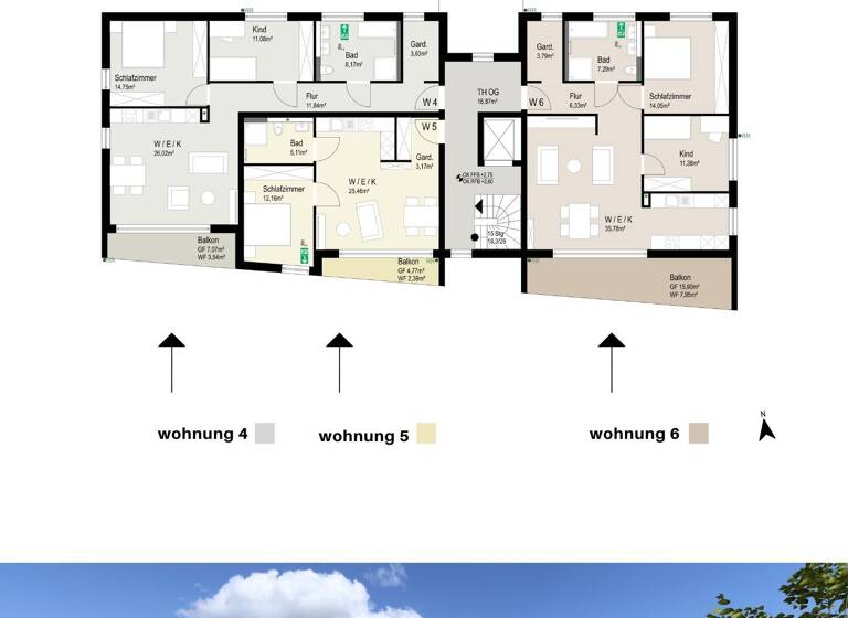 Wohnung zum Kauf provisionsfrei als Kapitalanlage geeignet 342.100 € 2,5 Zimmer 60 m² Dettingen unter Teck 73265