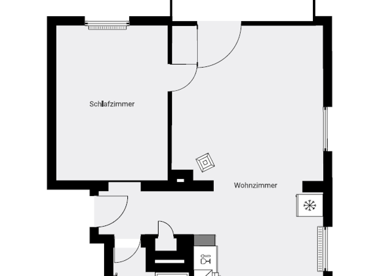 Wohnung zur Miete 521 € 2 Zimmer 54,9 m² EG Unter den Linden 8 Bündheim Bad Harzburg 38667