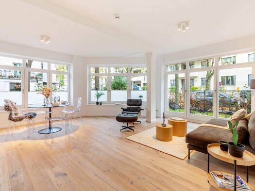 Wohnung zum Kauf provisionsfrei 549.000 € 2 Zimmer 63,9 m² EG Winterhude Hamburg 22303