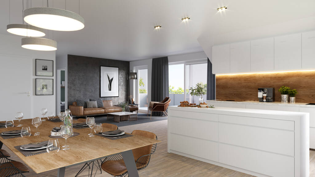 Wohnung zum Kauf provisionsfrei als Kapitalanlage geeignet 581.500 € 4 Zimmer 123,9 m² Klingengasse 13 Westheim Rosengarten 74538