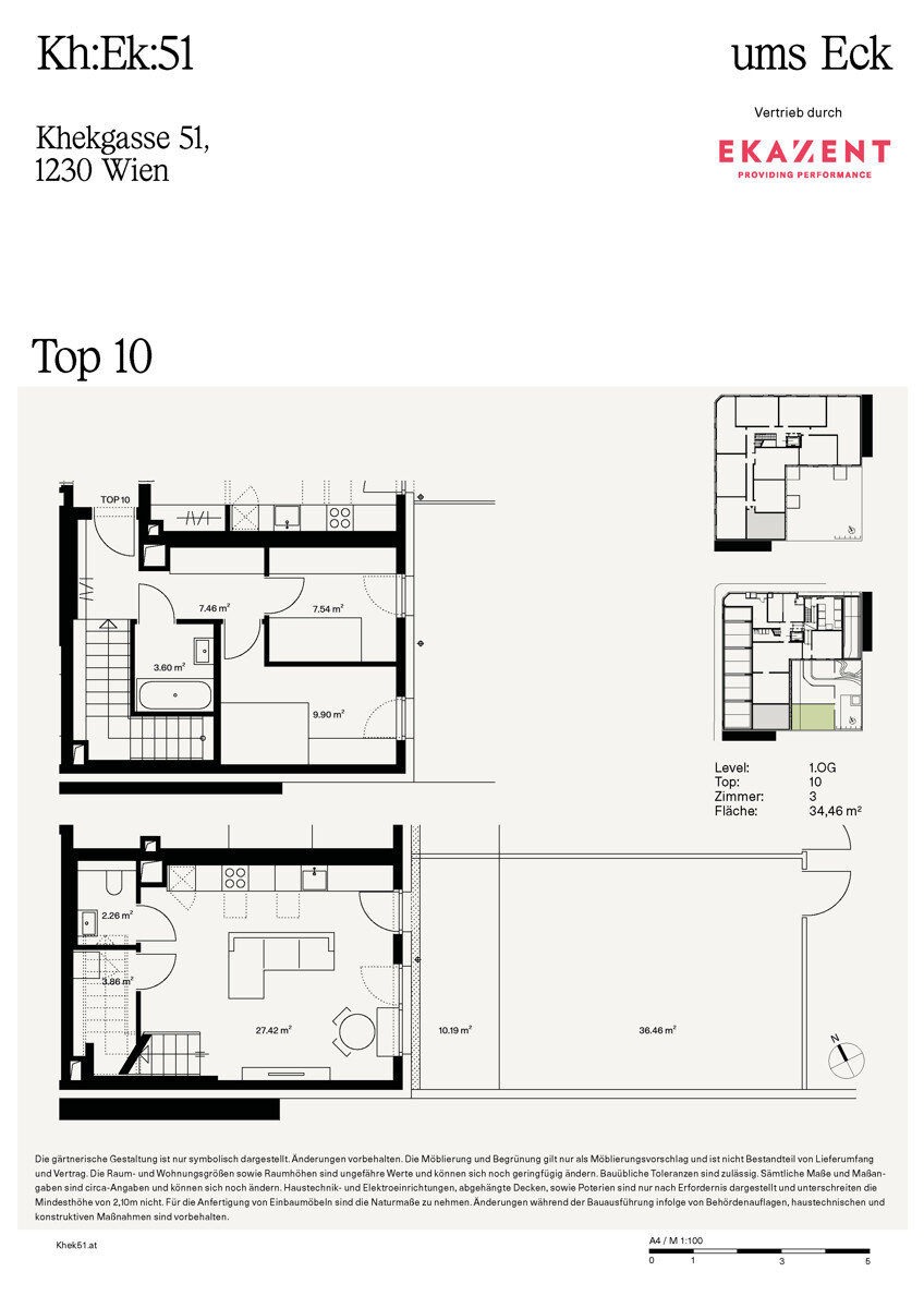 Maisonette zum Kauf provisionsfrei 450.000 € 3 Zimmer 62,2 m²<br/>Wohnfläche 1.<br/>Geschoss Wien 1230