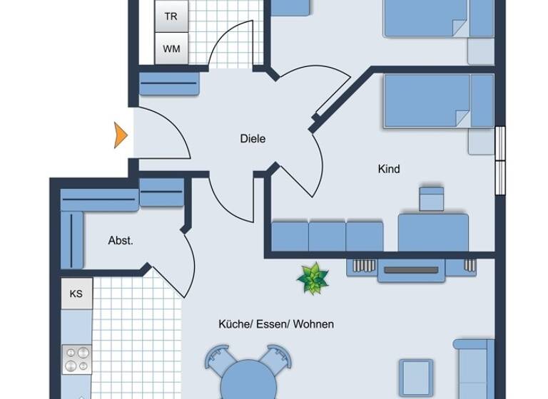 Wohnung zum Kauf - Erstbezug provisionsfrei 374.200 € 3 Zimmer 64,5 m² 1. Geschoss Mühlried Schrobenhausen / Mühlried 86529