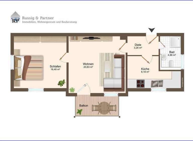 Wohnung zum Kauf 98.000 € 2 Zimmer 58 m² 1. Geschoss Meißen 01662