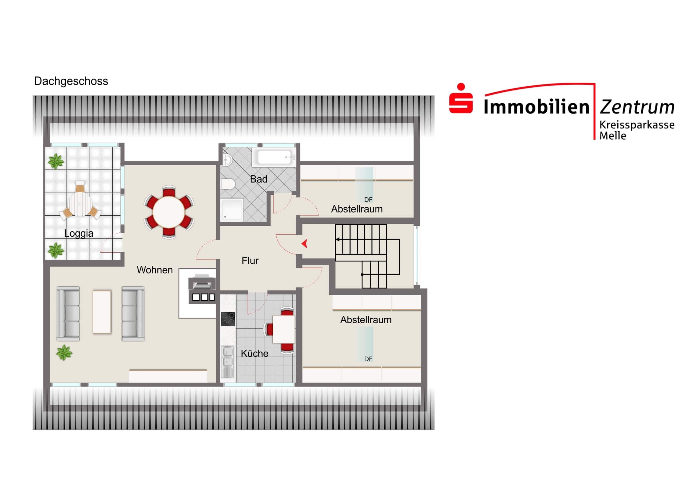 Wohnung zum Kauf 175.000 € 3 Zimmer 77 m²<br/>Wohnfläche Melle - Mitte Melle 49324