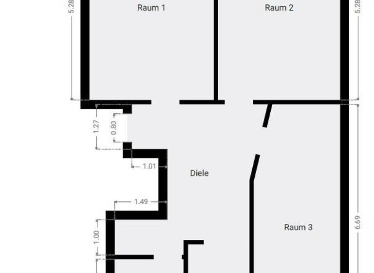 Wohnung zum Kauf provisionsfrei 234.580 € 3 Zimmer 76,9 m²<br/>Wohnfläche EG<br/>Geschoss Reudnitz-Thonberg Leipzig 04317