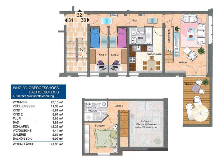 Maisonette zum Kauf 285.000 € 4 Zimmer 91,9 m² frei ab sofort Oberstraße 6 Kaufbach Wilsdruff 01723