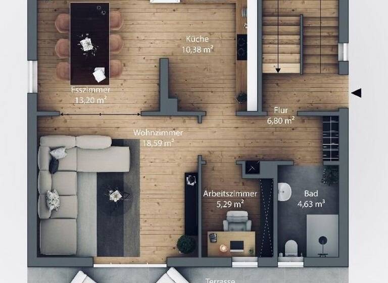 Einfamilienhaus zum Kauf provisionsfrei 395.000 € 5 Zimmer 111 m²<br/>Wohnfläche 633 m²<br/>Grundstück Reichenberg Reichenberg 97234
