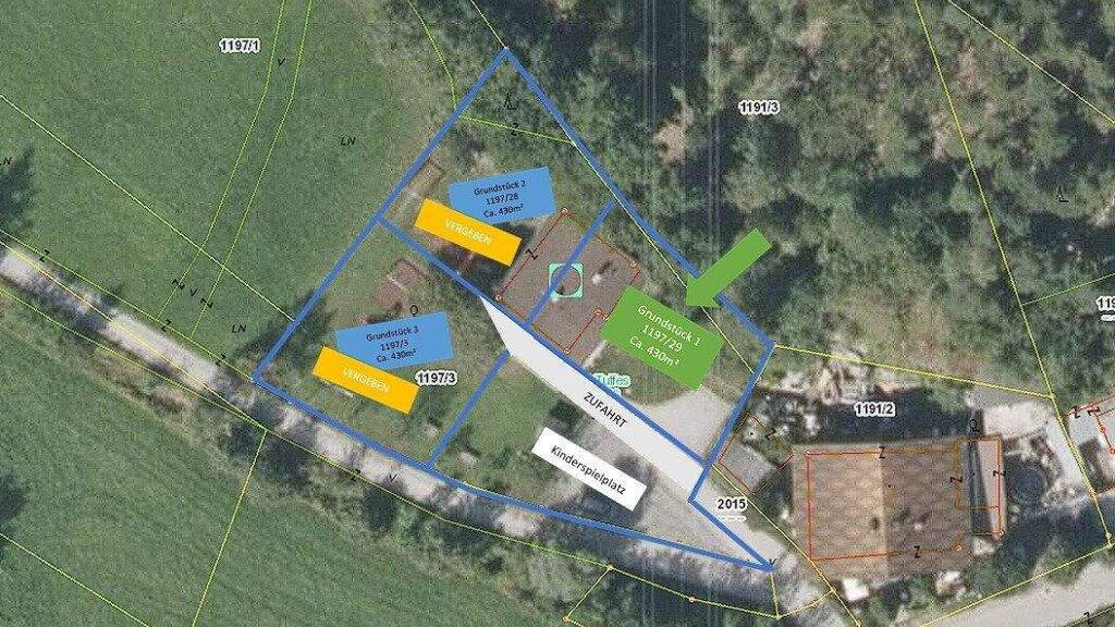 Grundstück zum Kauf 361.200 € 430 m² Grundstück Tulfes 6075