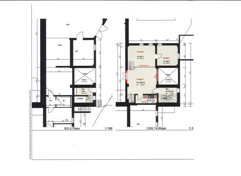 Bürogebäude zur Miete 2.200 € 182,3 m² Bürofläche Innenstadt Neumünster 24534