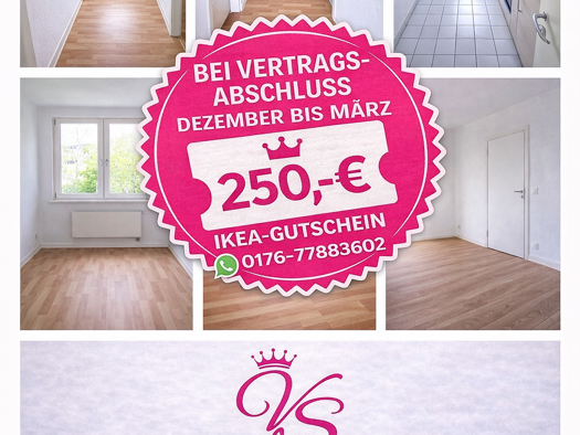 Wohnung zur Miete 255 € 2 Zimmer 46,2 m² 3. Geschoss Geibelstraße 164 Gablenz Chemnitz 09127