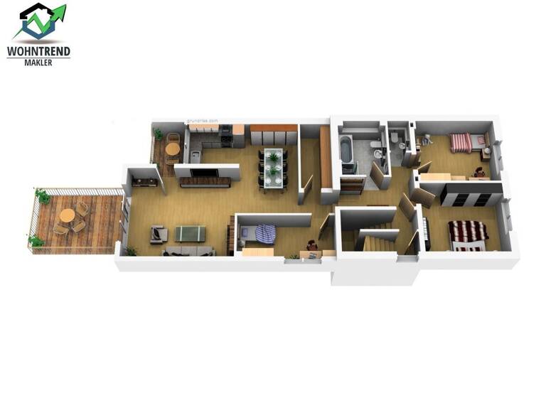 Wohnung zum Kauf 495.000 € 4 Zimmer 117 m² 1. Geschoss frei ab sofort Kaldauen Siegburg 53721