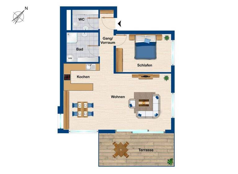 Wohnung zur Miete 940 € 2 Zimmer 75,2 m² 1. Geschoss frei ab 01.04.2026 Buchenberg 87474