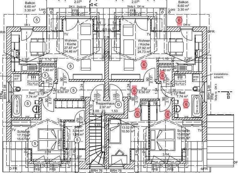 Wohnung zum Kauf - Erstbezug provisionsfrei 286.009 € 3 Zimmer 66,8 m² 2. Geschoss Andershof Stralsund 18439