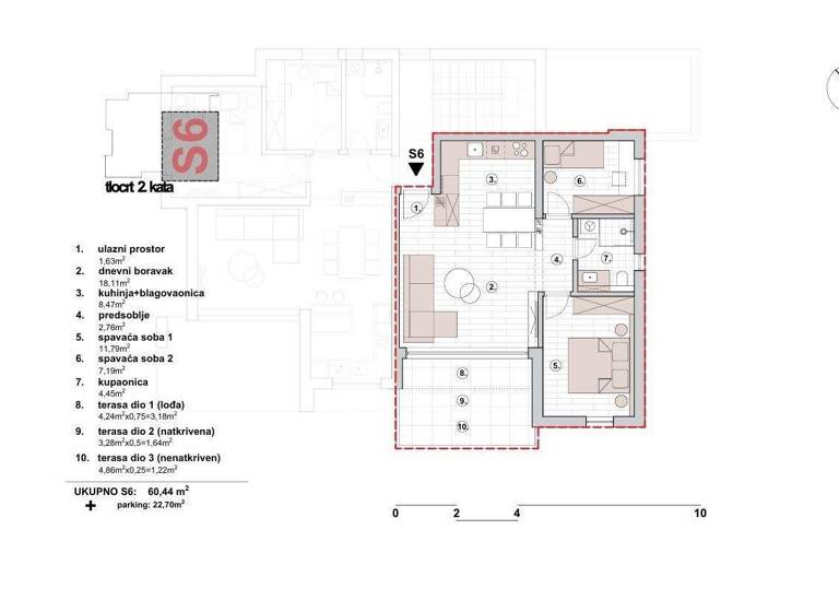Wohnung zum Kauf 337.000 € 3 Zimmer 2. Geschoss Primosten 22202
