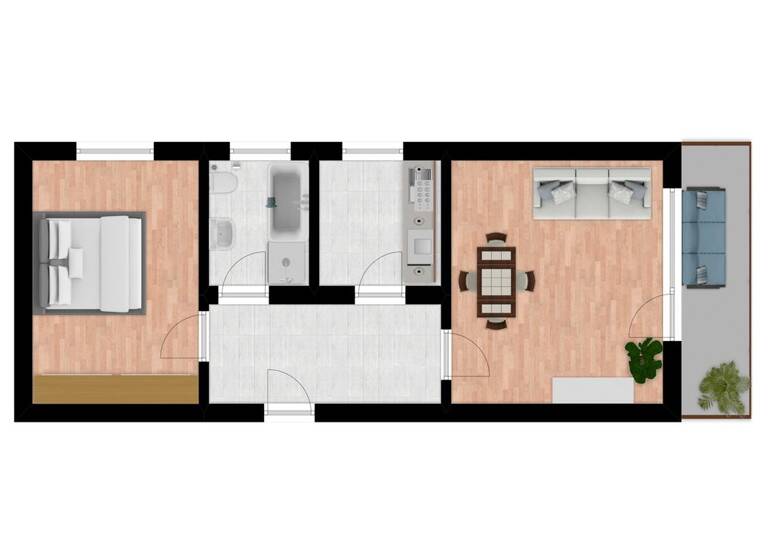 Wohnung zur Miete 590 € 2 Zimmer 51,5 m² 1. Geschoss frei ab 01.05.2026 Altdorf 90518