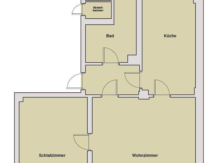 Wohnung zur Miete 428 € 2,5 Zimmer 58,5 m² 3. Geschoss frei ab sofort Dresdner Straße 241 Freital 01705