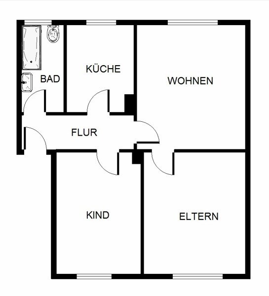 Wohnung zur Miete 626 € 3,5 Zimmer 62,6 m²<br/>Wohnfläche 1.<br/>Geschoss 29.11.2024<br/>Verfügbarkeit Schützkamp 8 Überruhr-Hinsel Essen 45277