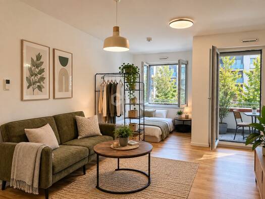 Wohnung zum Kauf 349.000 € 1 Zimmer 41 m² EG Gallus Frankfurt am Main 60326