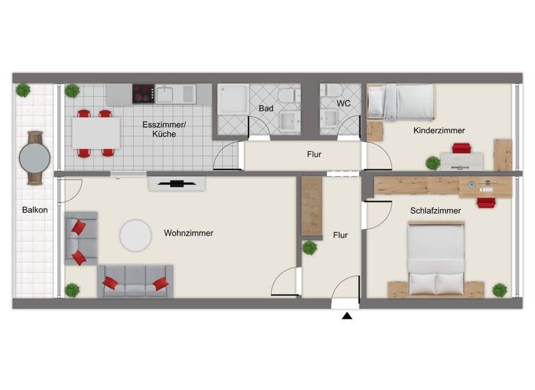 Wohnung zum Kauf 517.000 € 3 Zimmer 77,8 m² 6. Geschoss Ramersdorf-Perlach München 81735