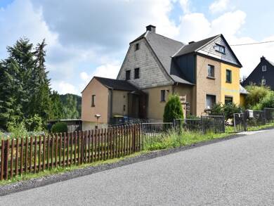 Doppelhaushälfte zum Kauf 65.000 € 3 Zimmer 82,6 m² 760 m² Grundstück Kemtau Burkhardtsdorf 09235