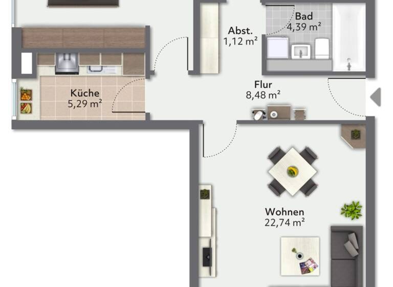 Wohnung zum Kauf 449.000 € 3 Zimmer 75,6 m²<br/>Wohnfläche 6.<br/>Geschoss Germering Germering 82110