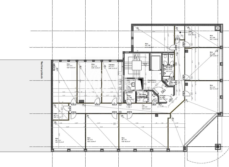 Bürofläche zur Miete 14,50 € 981,5 m² Bürofläche teilbar ab 182 m² Schwetzingerstadt Mannheim 68165