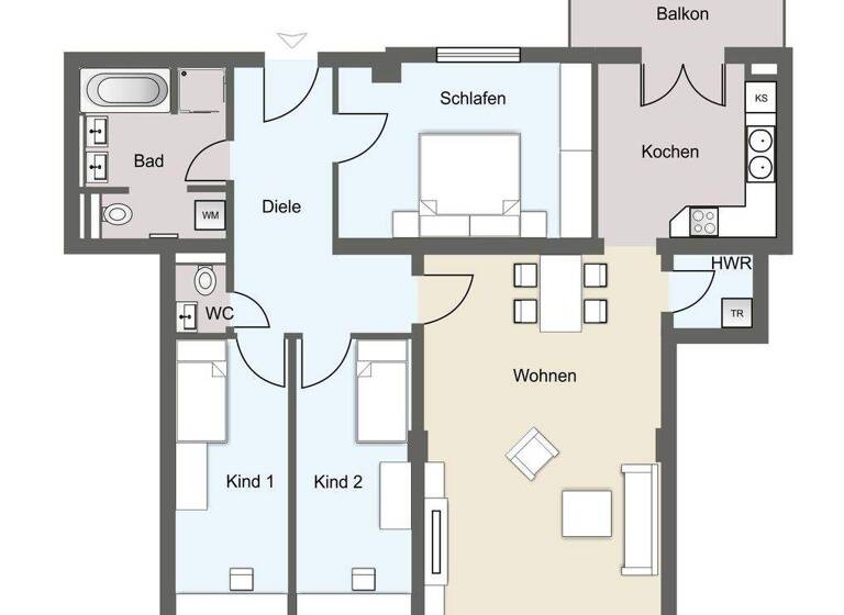 Wohnung zum Kauf 380.000 € 4 Zimmer 103 m² Gohlis-Mitte Leipzig 04157