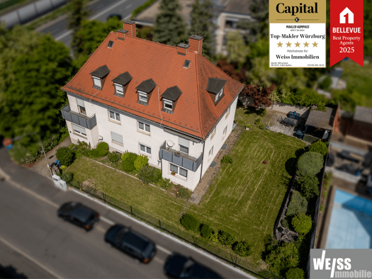 Mehrfamilienhaus zum Kauf 900.000 € 14 Zimmer 311,2 m² 515 m² Grundstück Edelstraße 1 Frauenland Würzburg 97074