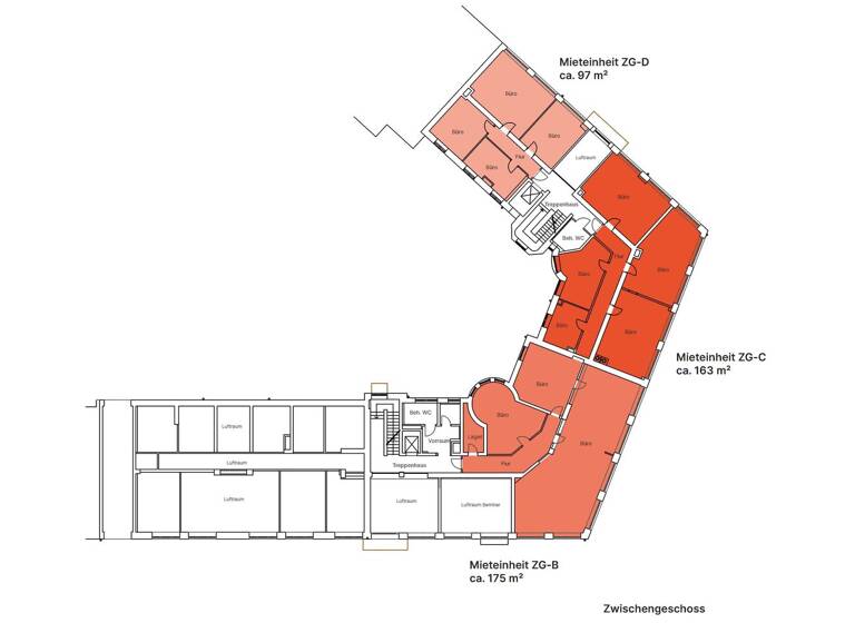 Bürofläche zur Miete provisionsfrei 16 € 435 m² Bürofläche teilbar ab 97 m² Ettlinger Straße 12-14 Südweststadt Karlsruhe 76137