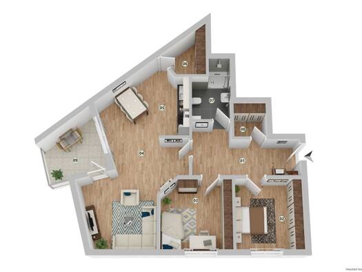 Wohnung zum Kauf 165.000 € 3 Zimmer 85,1 m² Gifhorn Gifhorn 38518