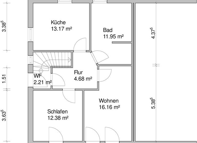 Doppelhaushälfte zum Kauf 238.000 € 5 Zimmer 120 m² 332 m² Grundstück Vreschen-Bokel Apen / Augustfehn 26689