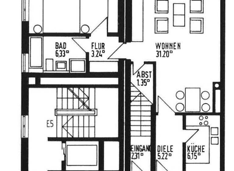 Wohnung zur Miete 990 € 2 Zimmer 70 m² Geschoss 3/4 frei ab sofort Gersthofen 86368