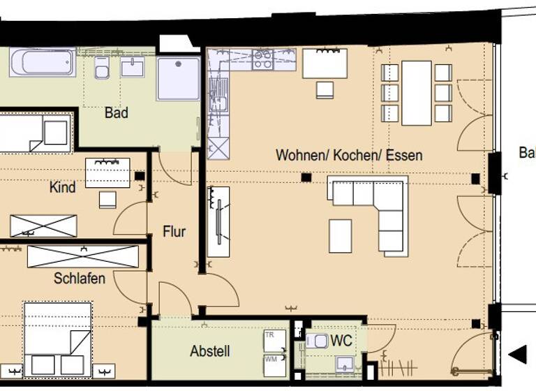 Wohnung zur Miete 2.365 € 3 Zimmer 131,3 m² 2. Geschoss Burgergäßchen 4 Innenstadt Augsburg 86150